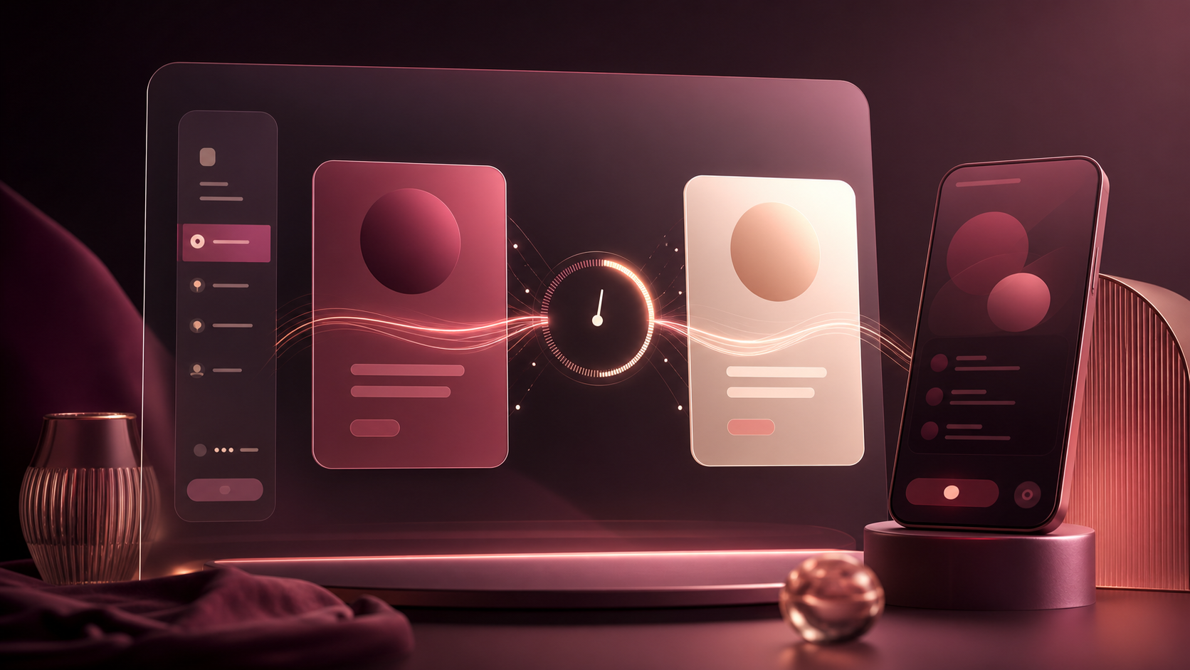 XpeedDating product artwork showing a connected conversation flow